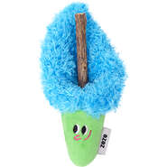 Brinquedo Pelúcia Zeze Espetinho Matatabi Calha Azul com Catnip para Gatos - Tam. Único