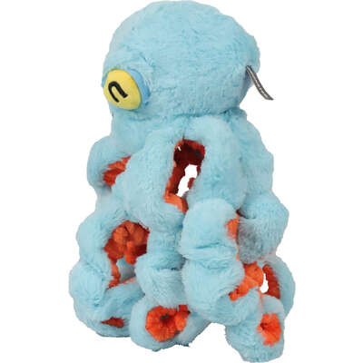Brinquedo Pelúcia Qmonster Polvo Gigante Azul para Cães