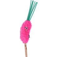 Brinquedo Pelúcia Zeze Espetinho Matatabi Setaria Rosa com Catnip para Gatos - Tam. Único
