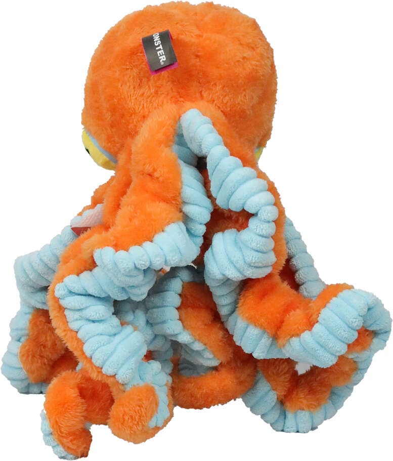 Brinquedo Pelúcia Qmonster Polvo Gigante Laranja para Cães - Tam. Único