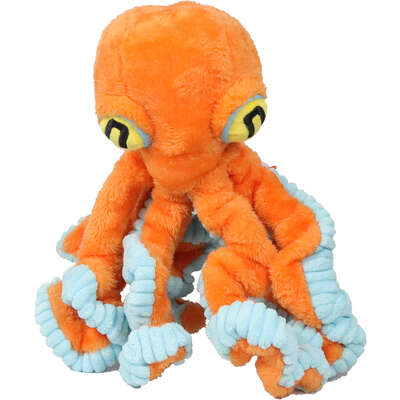 Brinquedo Pelúcia Qmonster Polvo Gigante Laranja para Cães