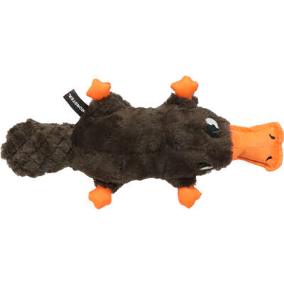 Brinquedo Pelúcia Qmonster Ornitorrinco Marrom para Cães