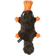 Brinquedo Pelúcia Qmonster Ornitorrinco Marrom para Cães - Tam. Único