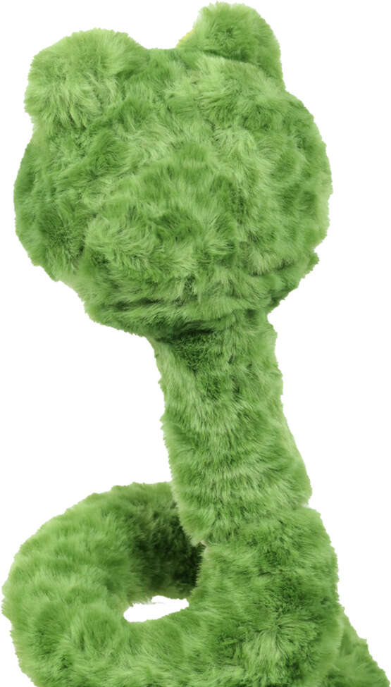 Brinquedo Pelúcia Qmonster Cobra de Mola Verde para Cães - Tam. Único