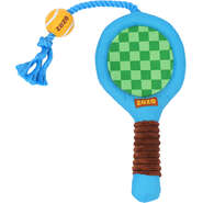 Brinquedo Pelúcia Zeze Mordedor Corda Kit Tennis Azul para Cães - Tam. Único