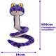 Brinquedo Pelúcia Qmonster Cobra de Mola Roxo para Cães