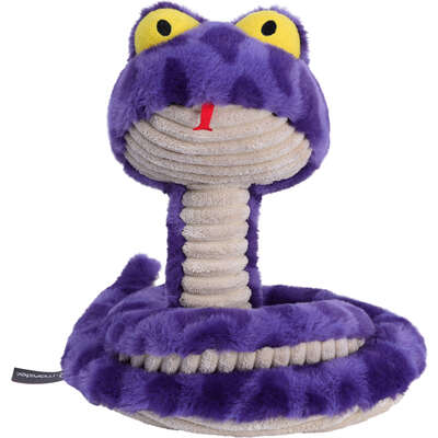 Brinquedo Pelúcia Qmonster Cobra de Mola Roxo para Cães