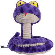 Brinquedo Pelúcia Qmonster Cobra de Mola Roxo para Cães - Tam. Único