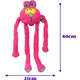 Brinquedo Pelúcia Qmonster Coelho Puxa Puxa Rosa para Cães