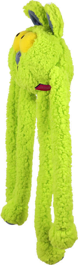 Brinquedo Pelúcia Qmonster Coelho Puxa Puxa Verde para Cães - Tam. Único
