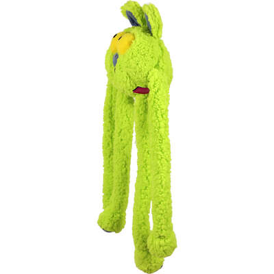 Brinquedo Pelúcia Qmonster Coelho Puxa Puxa Verde para Cães