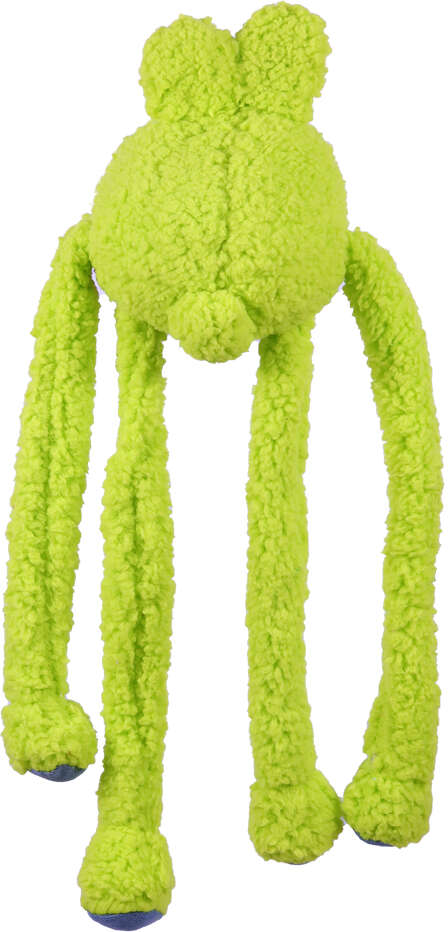 Brinquedo Pelúcia Qmonster Coelho Puxa Puxa Verde para Cães - Tam. Único
