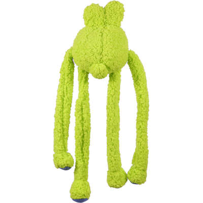 Brinquedo Pelúcia Qmonster Coelho Puxa Puxa Verde para Cães