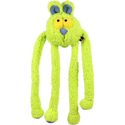 Brinquedo Pelúcia Qmonster Coelho Puxa Puxa Verde para Cães