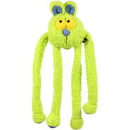 Brinquedo Pelúcia Qmonster Coelho Puxa Puxa Verde para Cães - Tam. Único
