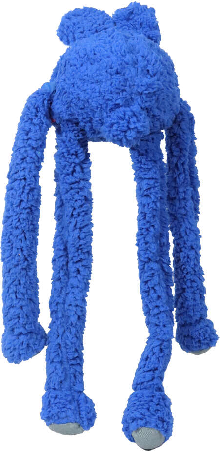 Brinquedo Pelúcia Qmonster Coelho Puxa Puxa Azul para Cães - Tam. Único