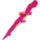 Brinquedo Pelúcia Qmonster Dragão Gigante Rosa para Cães