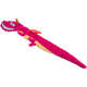 Brinquedo Pelúcia Qmonster Dragão Gigante Rosa para Cães