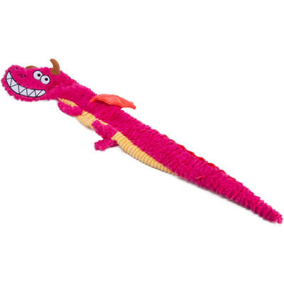 Brinquedo Pelúcia Qmonster Dragão Gigante Rosa para Cães