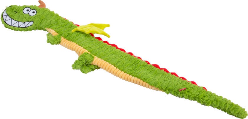Brinquedo Pelúcia Qmonster Dragão Gigante Verde para Cães - Tam. Único