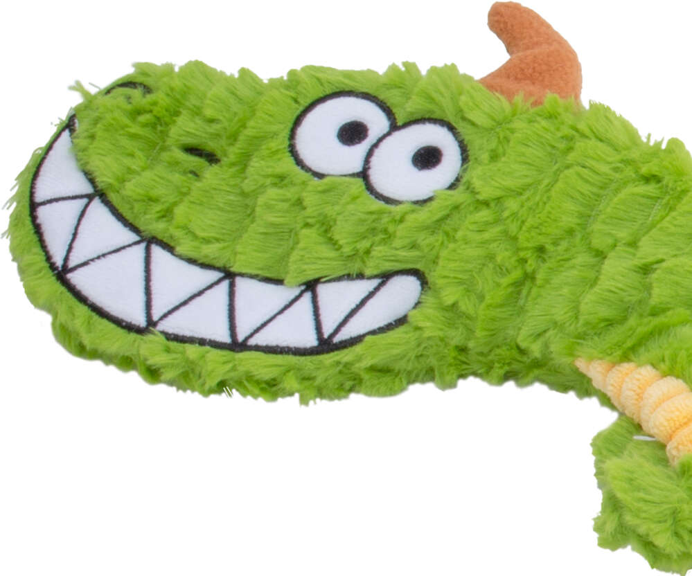 Brinquedo Pelúcia Qmonster Dragão Gigante Verde para Cães - Tam. Único