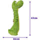 Brinquedo Pelúcia Qmonster Crocodilo Pescoço Comprido Verde para Cães
