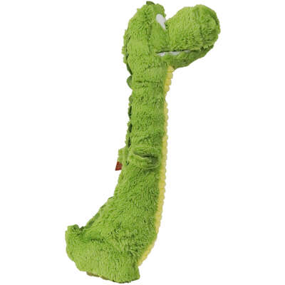 Brinquedo Pelúcia Qmonster Crocodilo Pescoço Comprido Verde para Cães