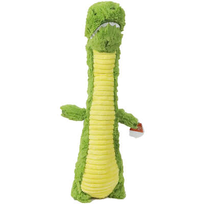 Brinquedo Pelúcia Qmonster Crocodilo Pescoço Comprido Verde para Cães