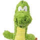 Brinquedo Pelúcia Qmonster Crocodilo Pescoço Comprido Verde para Cães