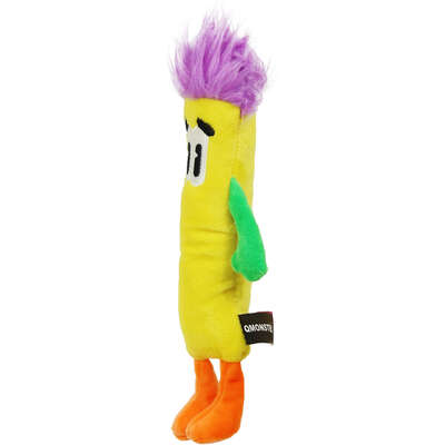 Brinquedo Pelúcia Qmonster Stickman com Catnip Amarelo para Gatos