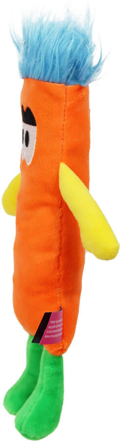 Brinquedo Pelúcia Qmonster Stickman com Catnip Laranja para Gatos - Tam. Único