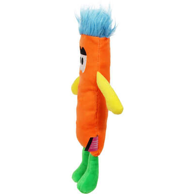 Brinquedo Pelúcia Qmonster Stickman com Catnip Laranja para Gatos
