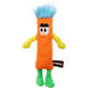 Brinquedo Pelúcia Qmonster Stickman com Catnip Laranja para Gatos