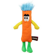 Brinquedo Pelúcia Qmonster Stickman com Catnip Laranja para Gatos - Tam. Único