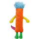 Brinquedo Pelúcia Qmonster Stickman com Catnip Laranja para Gatos