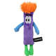 Brinquedo Pelúcia Qmonster Stickman com Catnip Roxo para Gatos”