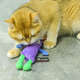 Brinquedo Pelúcia Qmonster Stickman com Catnip Roxo para Gatos”