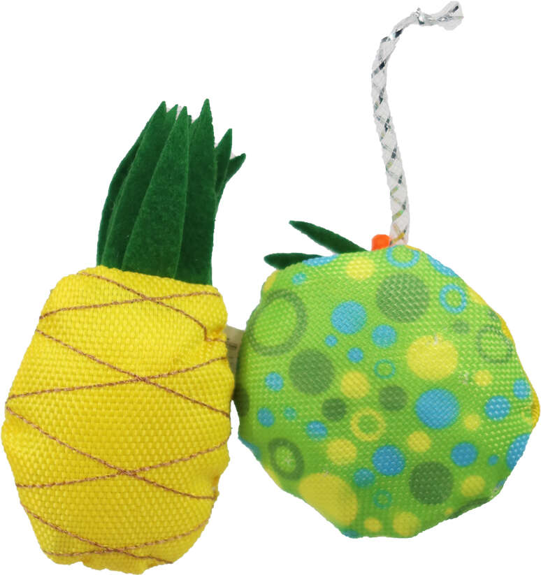 Brinquedo Pelúcia Fofos Kit Verao Suco Abacaxi com Catnip para Gatos - Tam. Único