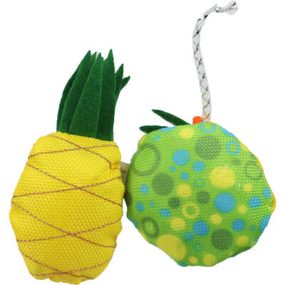 Brinquedo Pelúcia Fofos Kit Verao Suco Abacaxi com Catnip para Gatos