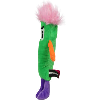 Brinquedo Pelúcia Qmonster Stickman com Catnip Verde para Gatos