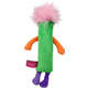 Brinquedo Pelúcia Qmonster Stickman com Catnip Verde para Gatos