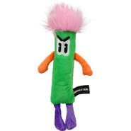 Brinquedo Pelúcia Qmonster Stickman com Catnip Verde para Gatos - Tam. Único