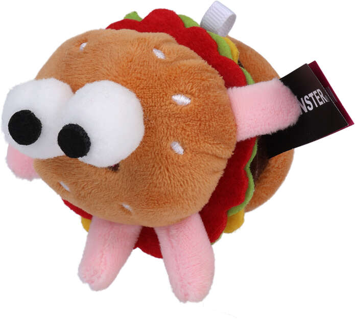 Brinquedo Pelúcia Qmonster Fast Food Hambúrguer com Catnip para Gatos - Tam. Único