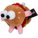 Brinquedo Pelúcia Qmonster Fast Food Hambúrguer com Catnip para Gatos