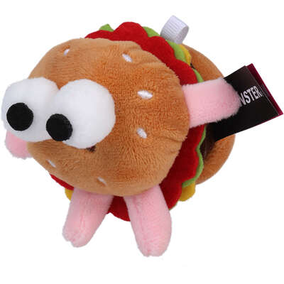 Brinquedo Pelúcia Qmonster Fast Food Hambúrguer com Catnip para Gatos
