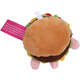 Brinquedo Pelúcia Qmonster Fast Food Hambúrguer com Catnip para Gatos