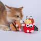Brinquedo Pelúcia Qmonster Fast Food Hambúrguer com Catnip para Gatos