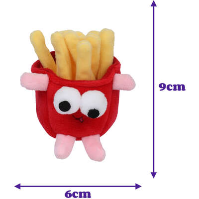 Brinquedo Pelúcia Qmonster Fast Food Batata Frita com Catnip para Gatos