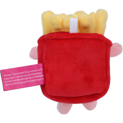 Brinquedo Pelúcia Qmonster Fast Food Batata Frita com Catnip para Gatos