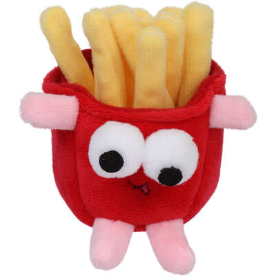 Brinquedo Pelúcia Qmonster Fast Food Batata Frita com Catnip para Gatos